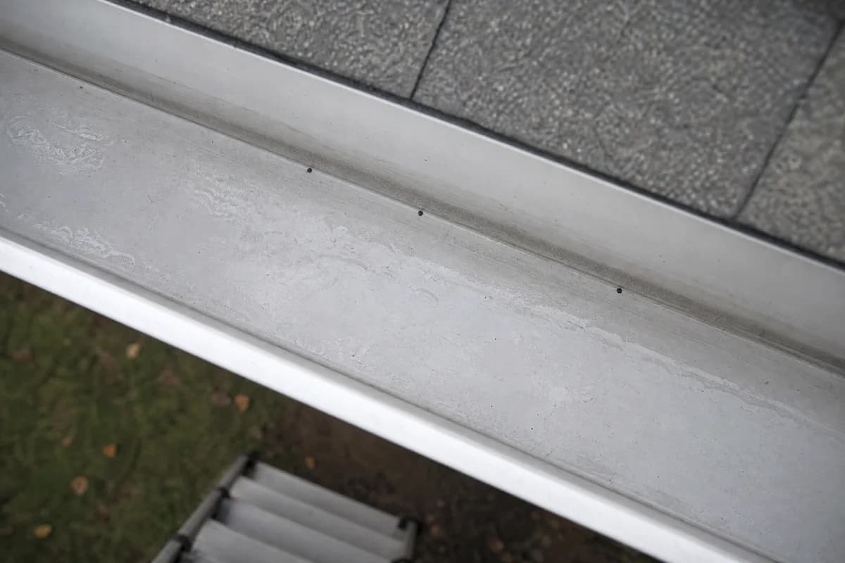Gutter Cleaning on a Nanaimo home